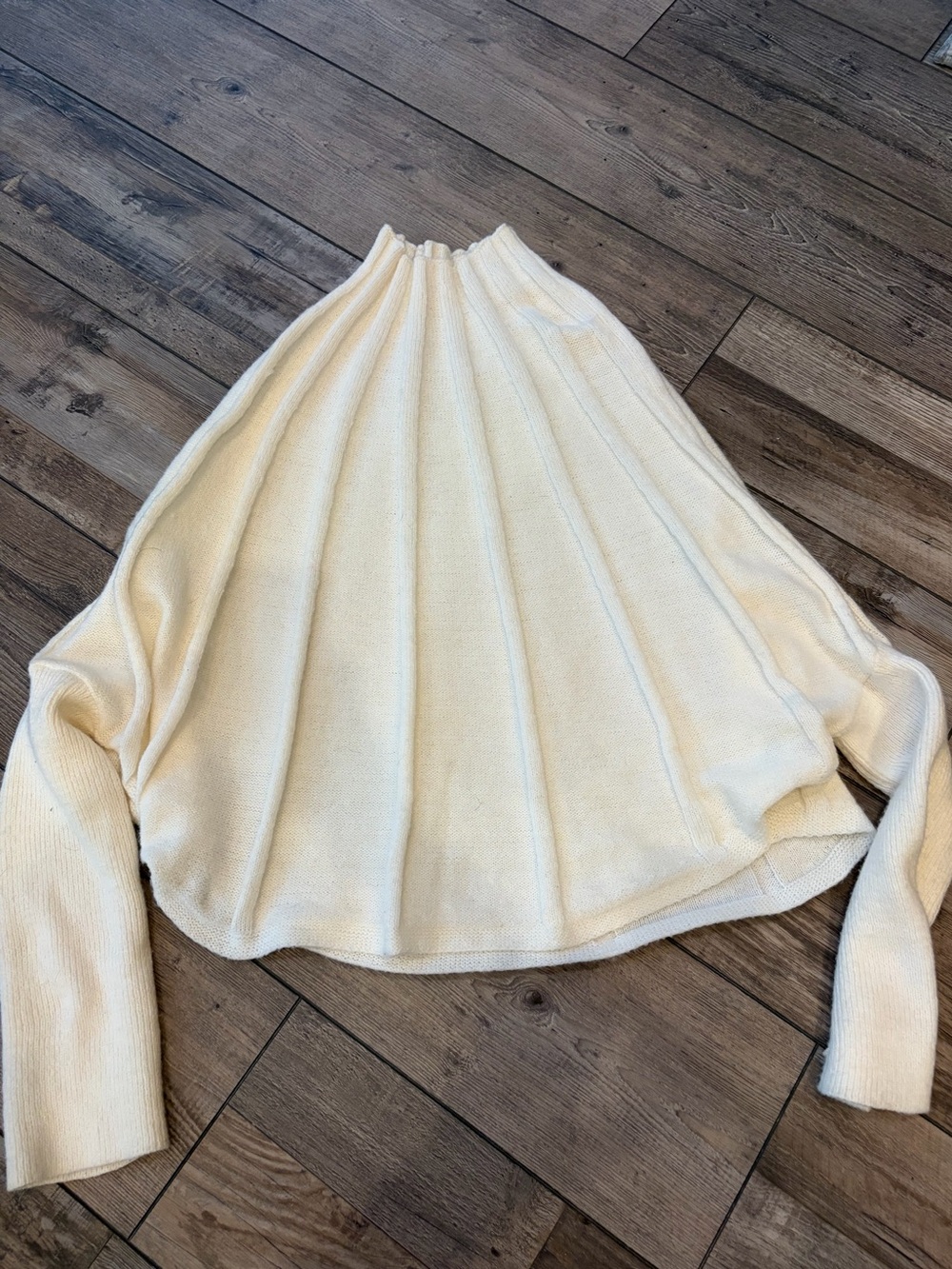 Women’s Cream Turtleneck Sweater